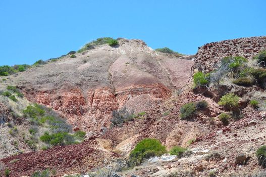 Amazing Rocky mountain in the Hallett Cove Conservation Park, Australia.