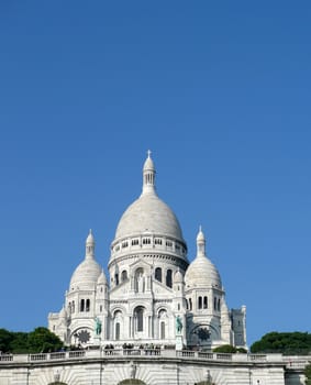 Sacre Coeur in the fall