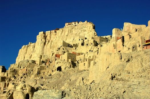 Relics of an ancient castle in west Tibet