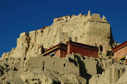 Relics of an ancient castle in west Tibet