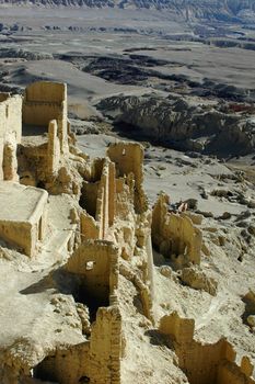 Relics of an ancient castle in west Tibet