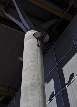 Concrete construction in a airport