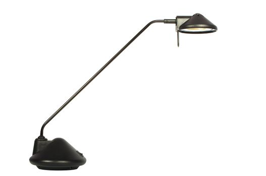 Modern desk lamp on a white background