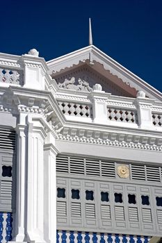 Old chinatown house located at UNESCO's World Heritage site of Malacca, Malaysia.