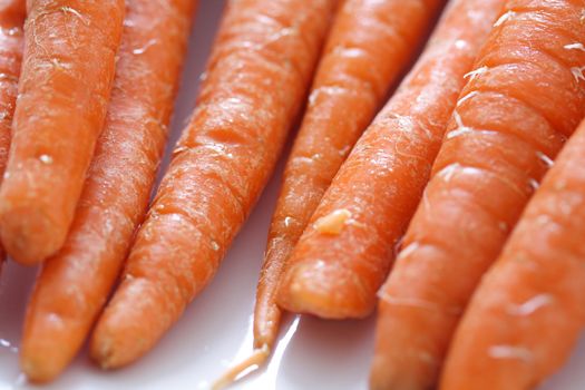 Close-up of a bunch of carrots