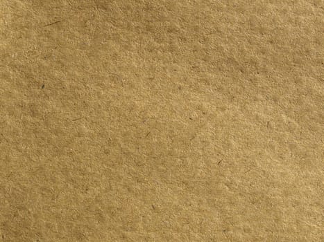 Blank sheet of brown paper material texture