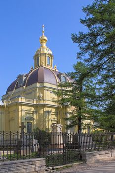 Church in Peter and Paul Fortress, Saint Petersbur,Russia.