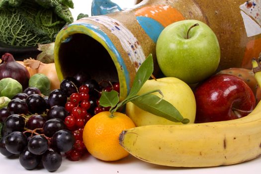 Composition of several fruits and vegetables