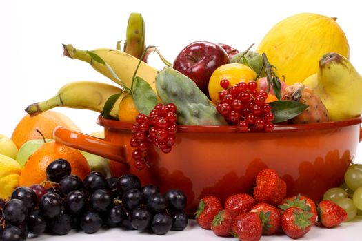 Composition of several fruits and vegetables