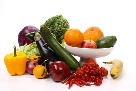 Composition of several fruits and vegetables