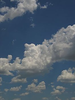 A photograph of clouds in the sky.