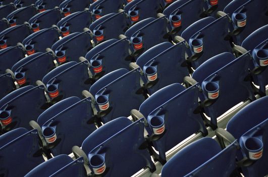 Seating in the Seattle Seahawks stadium