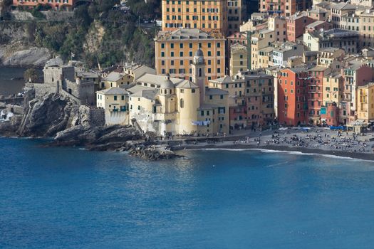 Camogli is a  characteristic famous little town near Genoa, Italy