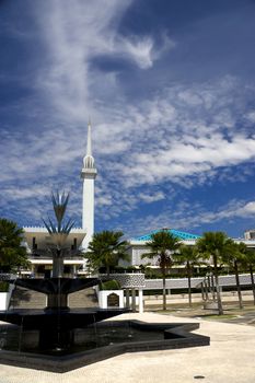 The National Mosque, Kuala Lumpur, Malaysia.