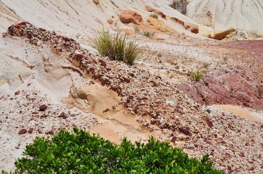 Rock formation in the Hallett Cove Conservation Park, South Australia.