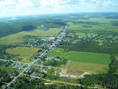 aerial view