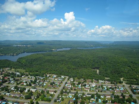 aerial view