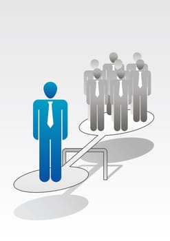 Business Illustration - Uman resource