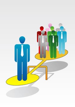 Business Illustration - Uman resource