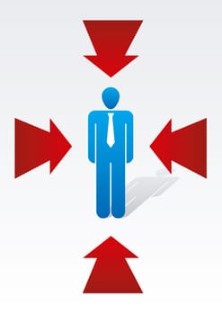 Business Illustration - Symbol Man Select