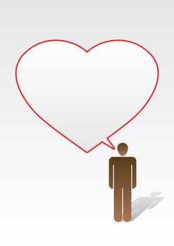 man in love - Love Icon Series - Message