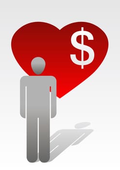 man love money - Love Icon Series - Message