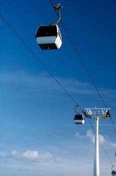 Cable car at Lisbon's Parque das Na��