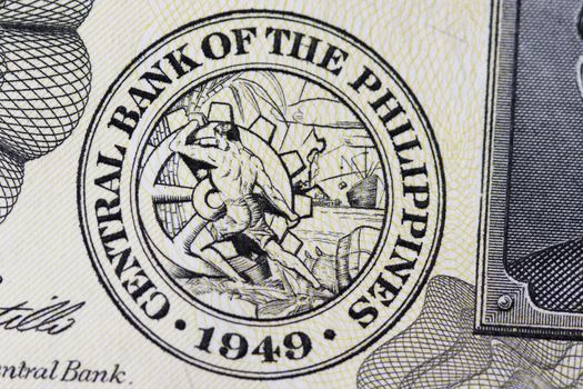 Central Bank Seal of the Philippines in Twenty Peso