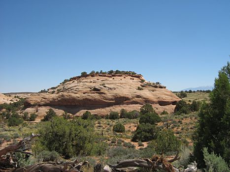 A photograph of a desert in the United States.