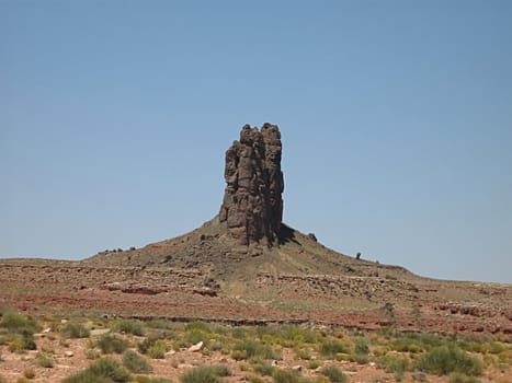 A photograph of a desert in the United States.