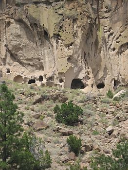 A photograph of ancient Native American ruins.