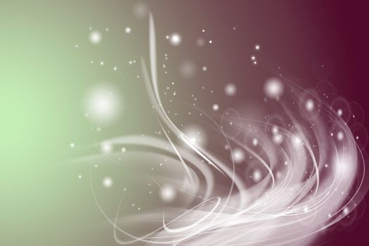 Abstract purple background. Beautiful bubble lights