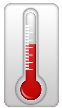 red thermometer