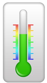 green thermometer