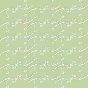 Seamless wallpaper of classic floral pattern