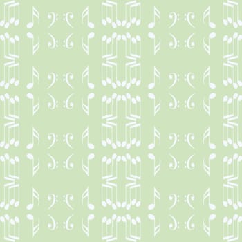 Seamless wallpaper of music notes
