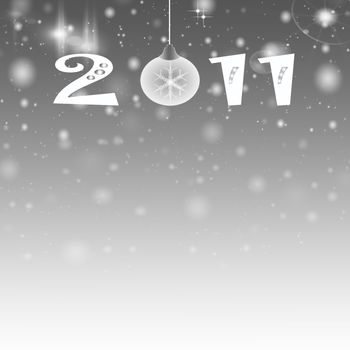 Abstract light background of 2011