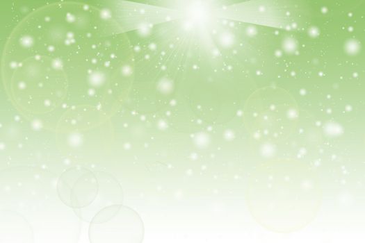 Beautiful  abstract light background on green
