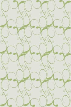 Seamless wallpaper of classic floral pattern