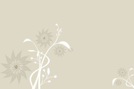 Beautiful abstract floral background 
