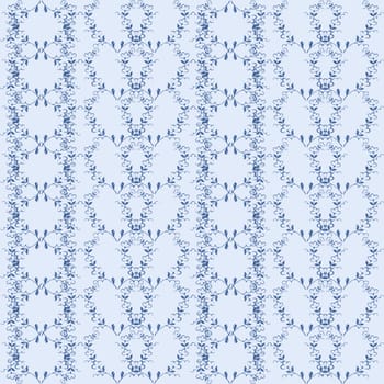 Seamless wallpaper of classic floral pattern 
