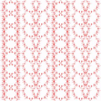 Seamless wallpaper of classic floral pattern 
