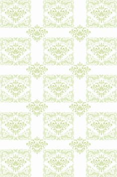Seamless wallpaper of floral pattern 
