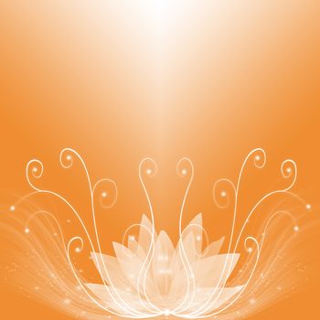 Abstract background of golden dream