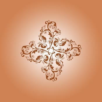 Abstract background of floral pattern 