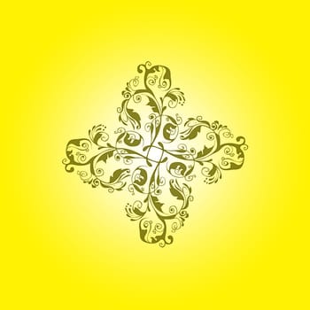 Abstract background of floral pattern 