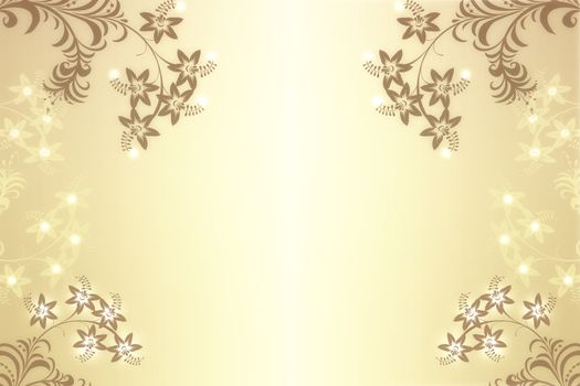 Beautiful abstract floral  background 
