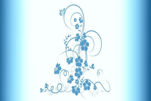 Beautiful abstract floral background