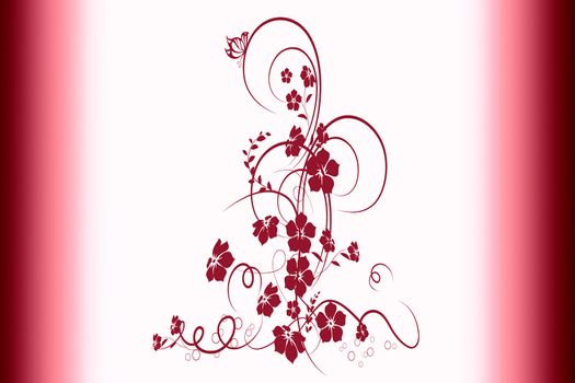 Beautiful abstract floral background