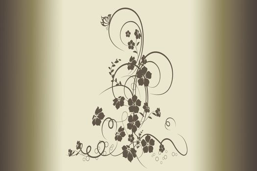 Beautiful abstract floral background
